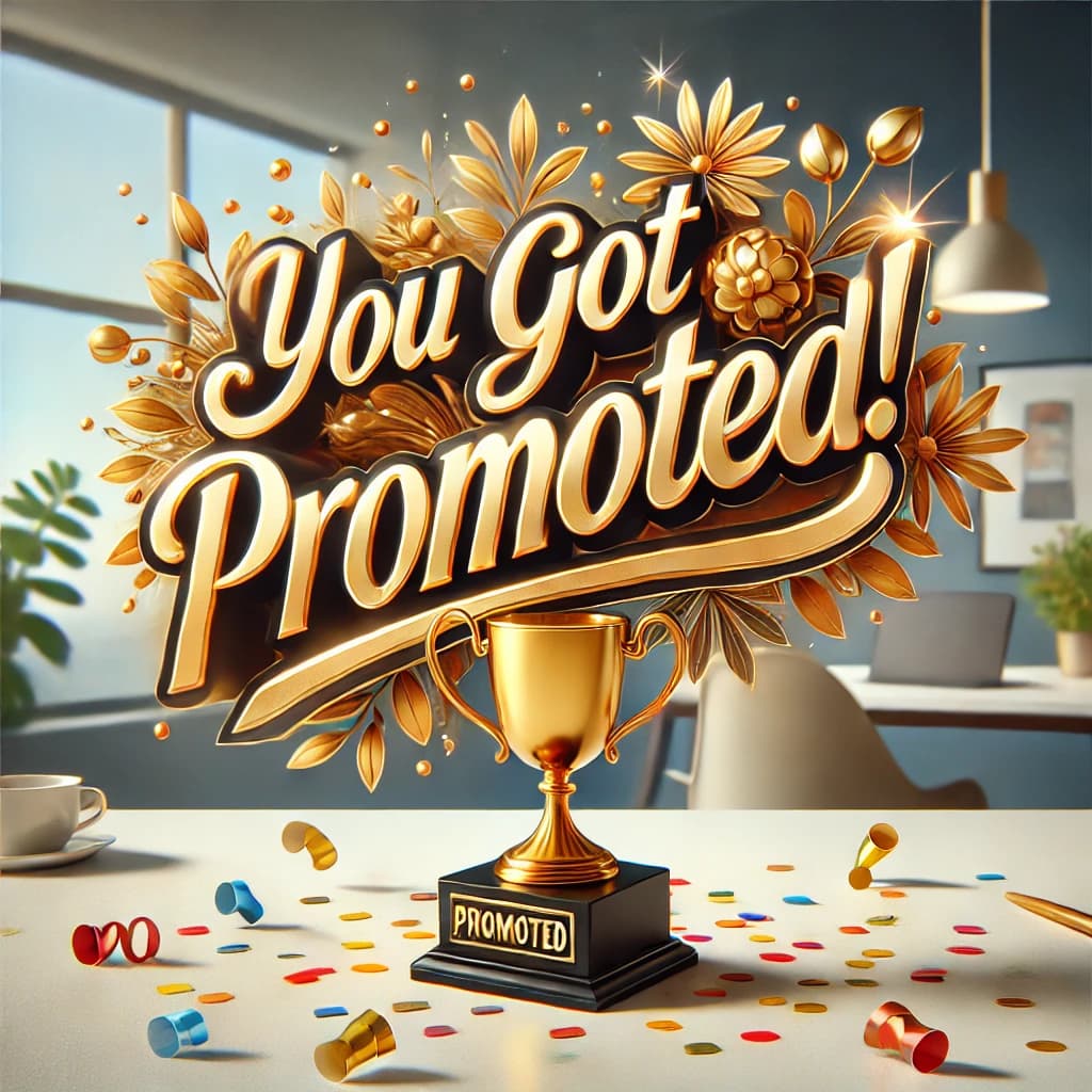 🎉 You Got Promoted! 🏆