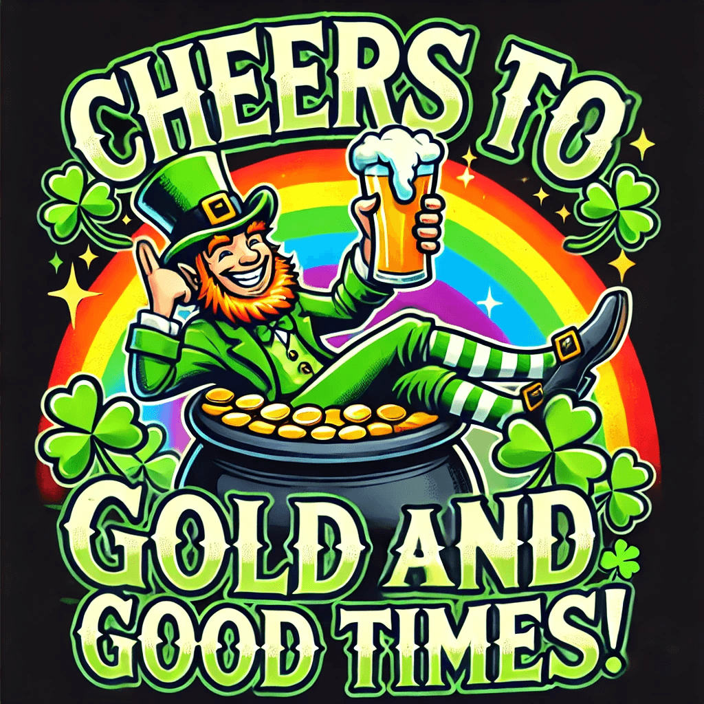 Cheers to St. Patrick's Day! 🍺🌈