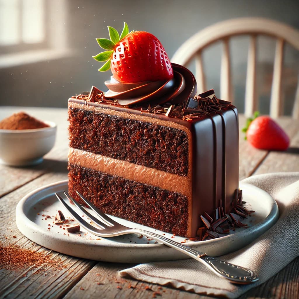 🍰🎉 Delicious Chocolate Cake 🍓