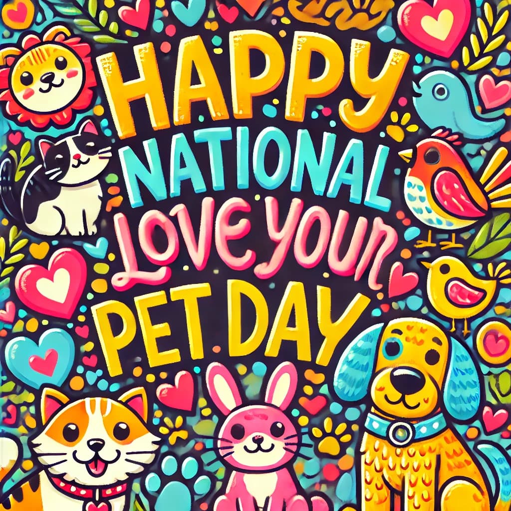 Happy National Love Your Pet Day! 🐾💙