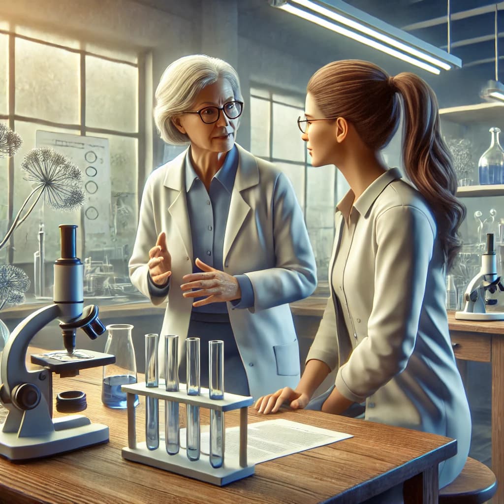 🏬 Laboratory Conversation 👩‍🔬👨‍🦳