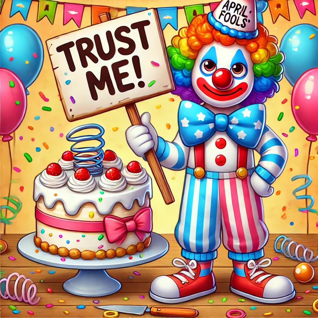 🤡🎂🎉 April Fools! 😜