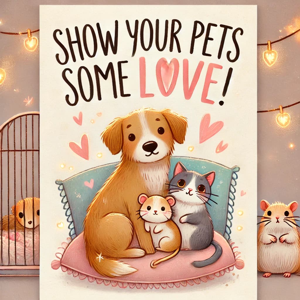 Cute Card for Pet Lovers! 🐾❤️